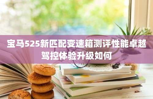 宝马525新匹配变速箱测评性能卓越驾控体验升级如何