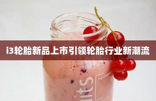 i3轮胎新品上市引领轮胎行业新潮流