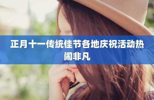 正月十一传统佳节各地庆祝活动热闹非凡