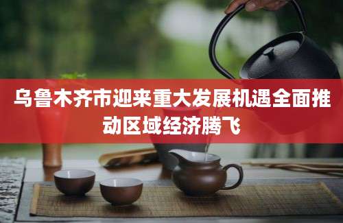 乌鲁木齐市迎来重大发展机遇全面推动区域经济腾飞