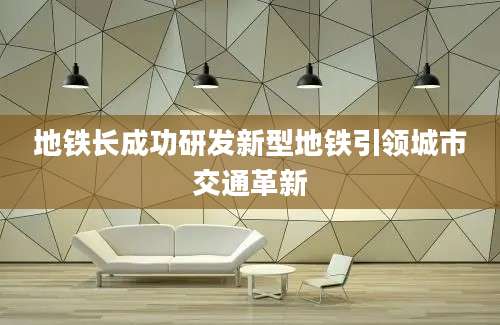 地铁长成功研发新型地铁引领城市交通革新
