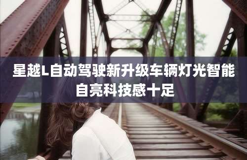 星越L自动驾驶新升级车辆灯光智能自亮科技感十足