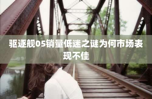 驱逐舰05销量低迷之谜为何市场表现不佳