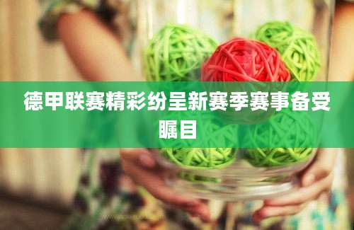 德甲联赛精彩纷呈新赛季赛事备受瞩目