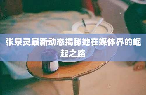 张泉灵最新动态揭秘她在媒体界的崛起之路