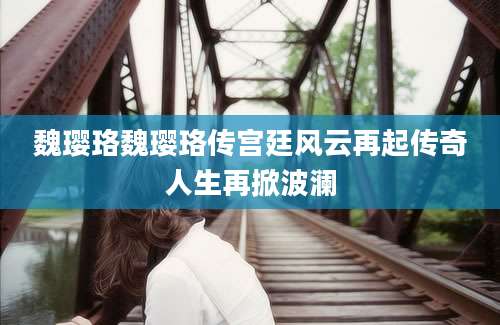 魏璎珞魏璎珞传宫廷风云再起传奇人生再掀波澜
