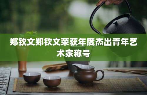 郑钦文郑钦文荣获年度杰出青年艺术家称号