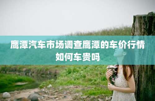 鹰潭汽车市场调查鹰潭的车价行情如何车贵吗