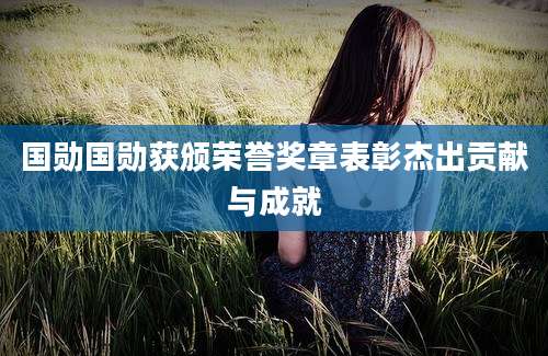 国勋国勋获颁荣誉奖章表彰杰出贡献与成就
