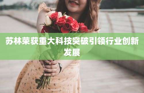 苏林荣获重大科技突破引领行业创新发展