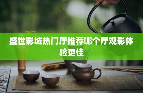 盛世影城热门厅推荐哪个厅观影体验更佳