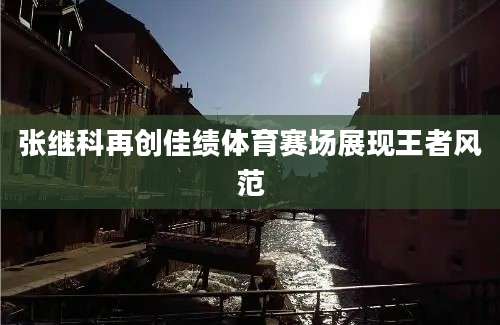 张继科再创佳绩体育赛场展现王者风范