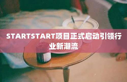 STARTSTART项目正式启动引领行业新潮流