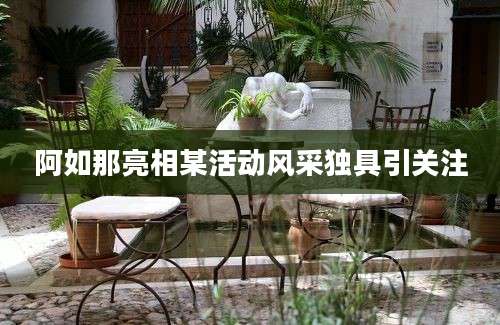 阿如那亮相某活动风采独具引关注