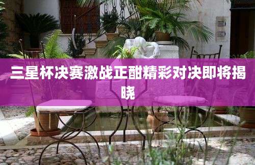 三星杯决赛激战正酣精彩对决即将揭晓