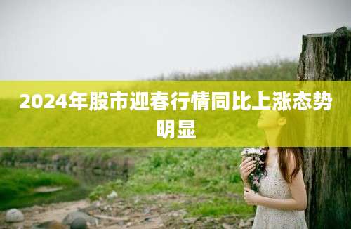 2024年股市迎春行情同比上涨态势明显