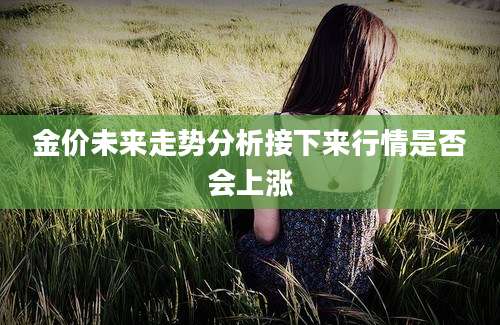 金价未来走势分析接下来行情是否会上涨