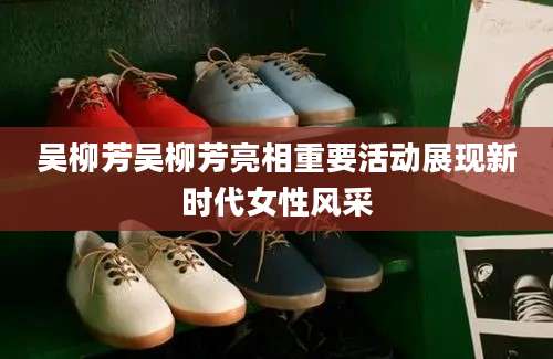 吴柳芳吴柳芳亮相重要活动展现新时代女性风采