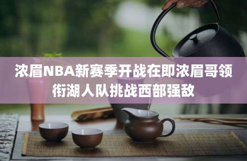浓眉NBA新赛季开战在即浓眉哥领衔湖人队挑战西部强敌